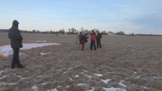 paramotor crash on take off 2012 [upl. by Cortie]