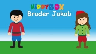 Bruder Jakob  Kinderlieder zum Mitsingen  KIDDYBOXTV [upl. by Annahoj]