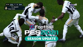 Update eFootball PES 2021 Terbaru Kylian Mbappe Sudah di Real Madrid  Patch amp FACE Season 2024 [upl. by Olen]