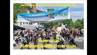 Alresford Watercress Festival Parade 2024 [upl. by Nagyam]