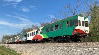 GLI ULTIMI Treni diesel DELLA LINEA REGGIO EmiliaSASSUOLO [upl. by Painter172]