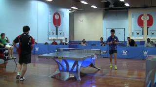 Westchester Table Tennis Center  June Open Singles Final 2013 [upl. by Aleuqahs]