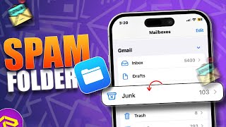 How to Access Spam or Junk Folder on iPhone Mail App [upl. by Boff518]