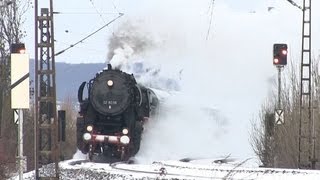 Dampflok BR 52 8038 mit Überdruck nach Hameln [upl. by Berwick]