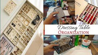 Dressing Table OrganizationTips To Organize Makeup And Jewellery🌟Sadafzamirvlogs [upl. by Feer]