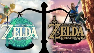 Does Tears of the Kingdom Make Breath of the Wild Unplayable [upl. by Eiramanin]