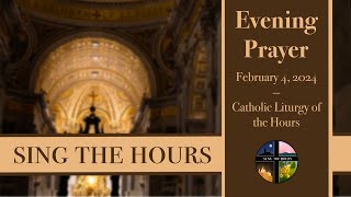 2424 Vespers Sunday Evening Prayer of the Liturgy of the Hours [upl. by Zebada]