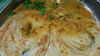 Parotta salna recipe in tamilsoft layered parottahomemade parotta [upl. by Amron]