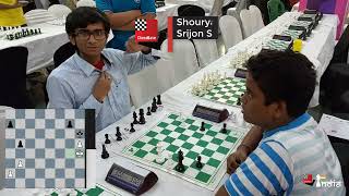 A HardHitting Pawn Endgame  Shourya v Srijon  Tata Steel Chess Festival 2023 Blitz [upl. by Isia938]