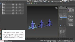 3DS Max  CreaseSet modifier [upl. by Ailina]