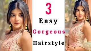 3 Easy Gorgeous Hairstyle  New Hairstyle  Party Hairstyle  Wedding Hairstyle  Quick Hairstyle [upl. by Emse590]