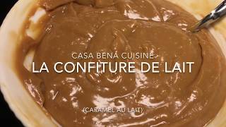 Confiture de lait à base de lait concentré sucré caramel au lait [upl. by Sterne998]