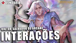 Viktor Salvador de Arcane Interações LENDARIA [upl. by Gnahc148]