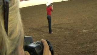 National Anthem Megan Wilson PBR Fiesta Rodeo [upl. by Ailedamla]