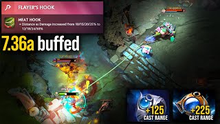 Pudges Flayers Hook Facet 2 Got Buffed in 736a  Pudge Official [upl. by Neveda]