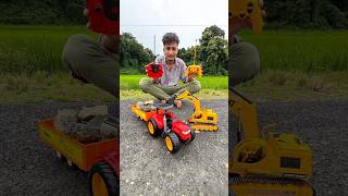 Big RC Tractor With Rc Excavator Testing [upl. by Fezoj922]