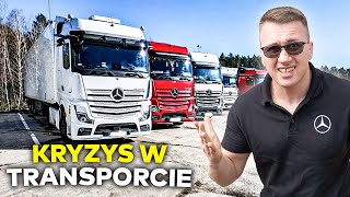 Kryzys W Transporcie Zwolnienia Kolejna Ciężarówka [upl. by Schwinn77]