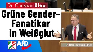 Grüne GenderFanatiker in Weißglut  Dr Christian Blex AfD [upl. by Aikar69]