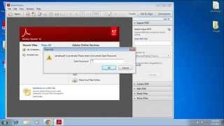 How to Crack PDF File Password after Forgot PDF Password [upl. by Eissolf85]