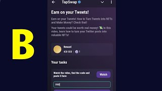 Earn on your Tweets  Tapswap Code  Earn on your Tweets How to Turn Tweets into NFTs and Make [upl. by Gnilrets449]