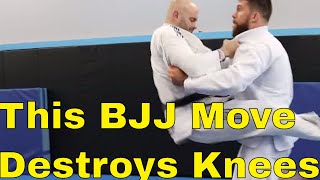 How To Block The Guard Jump in BJJ and Protect Your Knees [upl. by Ursal473]