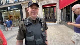 JO PARIS 2024  Un Rouynorandien parmi les policiers québécois [upl. by Retsub]