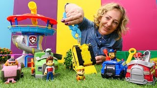 Nicoles Spielzeug Werkstatt  Die Paw Patrol braucht Hilfe  Video für Kinder [upl. by Tak494]