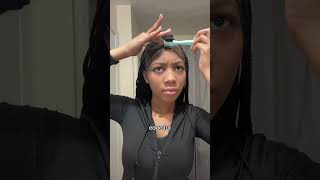 Watch me do my edges hairtutorial edge babyhairstyles braids braidstyles trusttheprocess [upl. by Corey572]