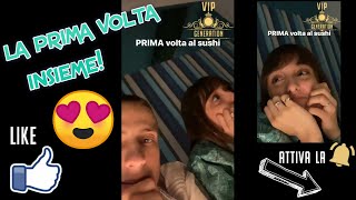 SANGIO E GIULIA LA LORO PRIMA VOLTA AL SUSHI🥰😍SANGIOVANNI E GIULIA STABILE INSIEME TIKTOK GIULIA [upl. by Leizo]