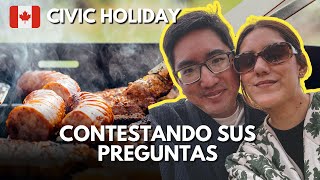 CIVIC HOLIDAY en Canadá y Contestando a sus Preguntas [upl. by Olympium]