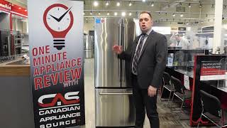 GE Cafe CWE23SP2MS1 Refrigerator Review  One Minute Info [upl. by Goldenberg]