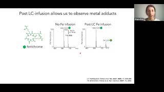 EcoMetabolomics Workshop 2024  Day 1 Session 6  Native Metabolomics Allegra Aron [upl. by Ydarb]