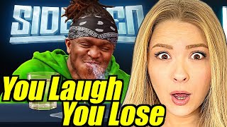 Americans React To SIDEMEN YOU LAUGH YOU LOSE IRL [upl. by Sello]