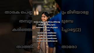 Tharaka Pennalesongmalayalam lyricsKichus Tharikidas [upl. by Prasad]