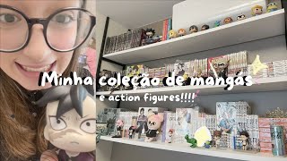 minha coleção de mangás e action figures [upl. by Nerahs439]