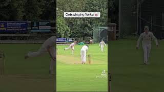 Outswinging Yorker 🎯 [upl. by Iroc671]