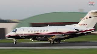 Hawker 4000 PR IRA DecolagemAeroporto De Jundiai SP [upl. by Daffi553]