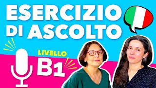 Esercizio di ascolto livello B1 utile per l’esame cittadinanza italiana 🇮🇹 [upl. by Lamb]