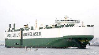 FAUST  Wallenius Wilhelmsen vehicles carrier  2016 [upl. by Dorena]