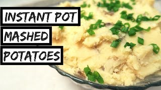 INSTANT POT MASHED POTATOES  NoDrain  Vegan ✨ [upl. by Auhso248]