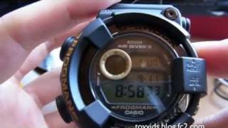 GSHOCK FROGMAN MEN IN BLACK 2  DW8200BM1T [upl. by Ezequiel]