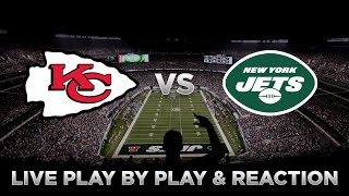 Chiefs vs Jets Live Play by Play amp Reaction [upl. by Oivat]