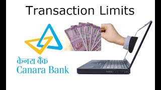 How to adjust Transaction Limits for Canara Bank Net Banking  Banking Tutorial [upl. by Rubens]