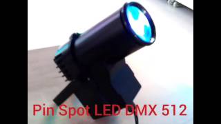 Pin Spot LED DMX 512  Prima Jaya LED [upl. by Quinta148]