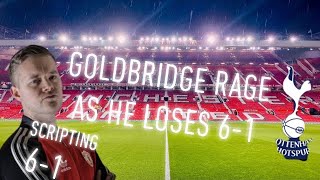 GOLDBRIDGE RAGE As He Gets THRASHED By TOTTENHAM 61 At Old Trafford FIFA 2020 [upl. by Adnowal]