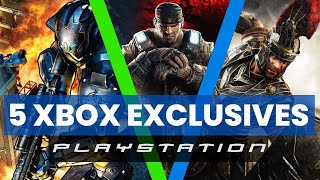 5 Xbox Exclusive Games I WANT on PlayStation [upl. by Kilmarx758]