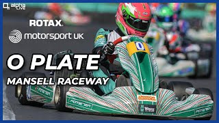 Rotax O Plate  Mansell Raceway  Motorsport UK [upl. by Idola]