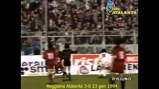 1993 94 20 Reggiana Atalanta 3 0 23 gen 1994 [upl. by Sneed565]