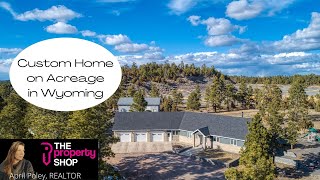 13 Bluebird Rd in Moorcroft Wyoming  A Spectacular Custom Home Take a Peek [upl. by Marnie494]