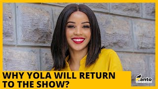 YOLA IS COMING BACK TO ZORA CITIZEN TV SHOW [upl. by Aip]